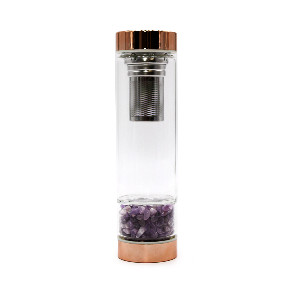 Rose Gold Energy Elixir Water Bottle | Full Cycle Hydration Ritual
