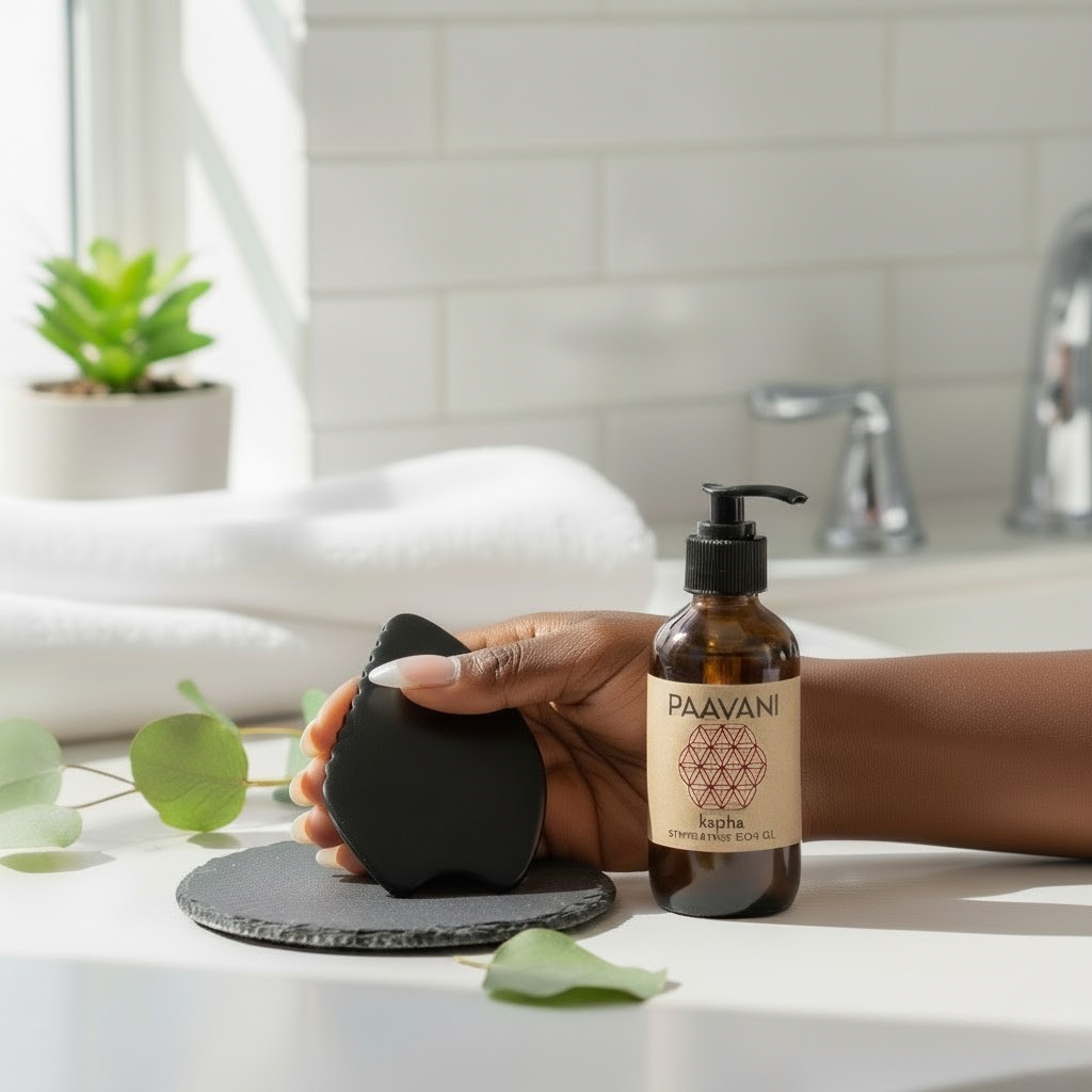 Bian Stone Gua Sha Massager | Facial & Body Ritual