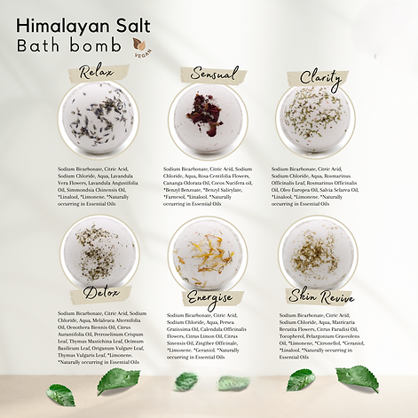 Full Cycle Detox Bath Bomb Set (Set of 6) | Himalayan Salt
