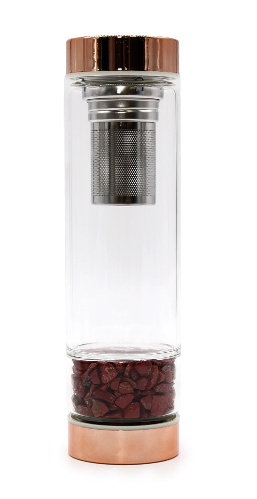 Rose Gold Energy Elixir Water Bottle | Full Cycle Hydration Ritual