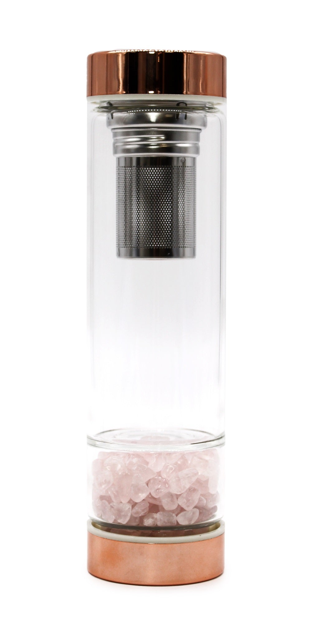 Rose Gold Energy Elixir Water Bottle | Full Cycle Hydration Ritual