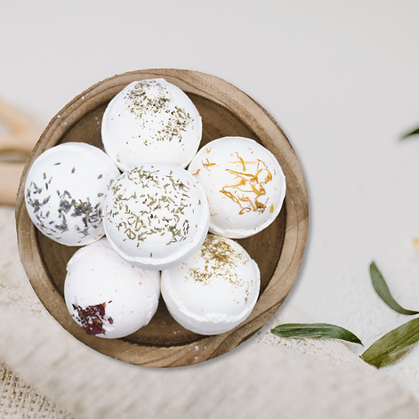 Full Cycle Detox Bath Bomb Set (Set of 6) | Himalayan Salt