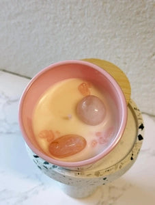 The Ritual Glow Crystal Candle | Intentional Energy Ritual