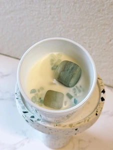The Ritual Glow Crystal Candle | Intentional Energy Ritual